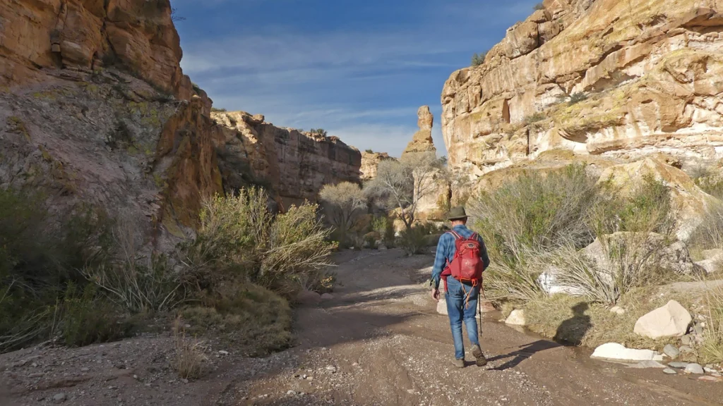 Hiking in Box Canyon